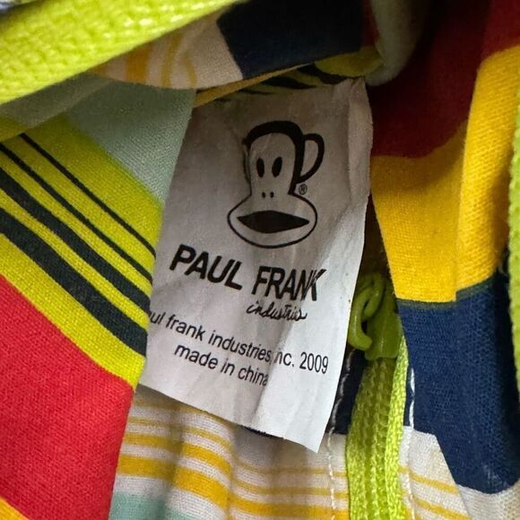 Paul Frank Hobo Shoulder Bag Colorful Doodle Print Artsy Cutesy Retro Y2K Style - Picture 5 of 7